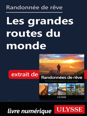 cover image of Randonnées de rêve--Les grandes routes du monde